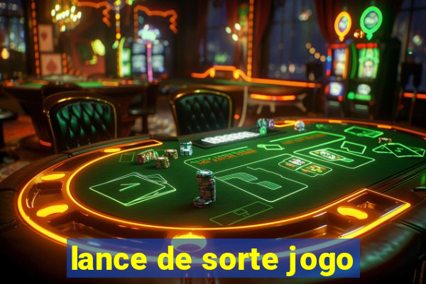 lance de sorte jogo